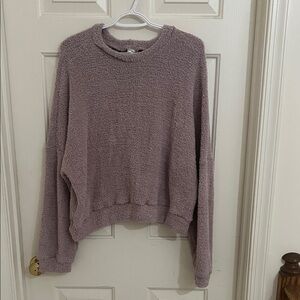 Acting Pro Ultra Soft Mauve Sweater Size L